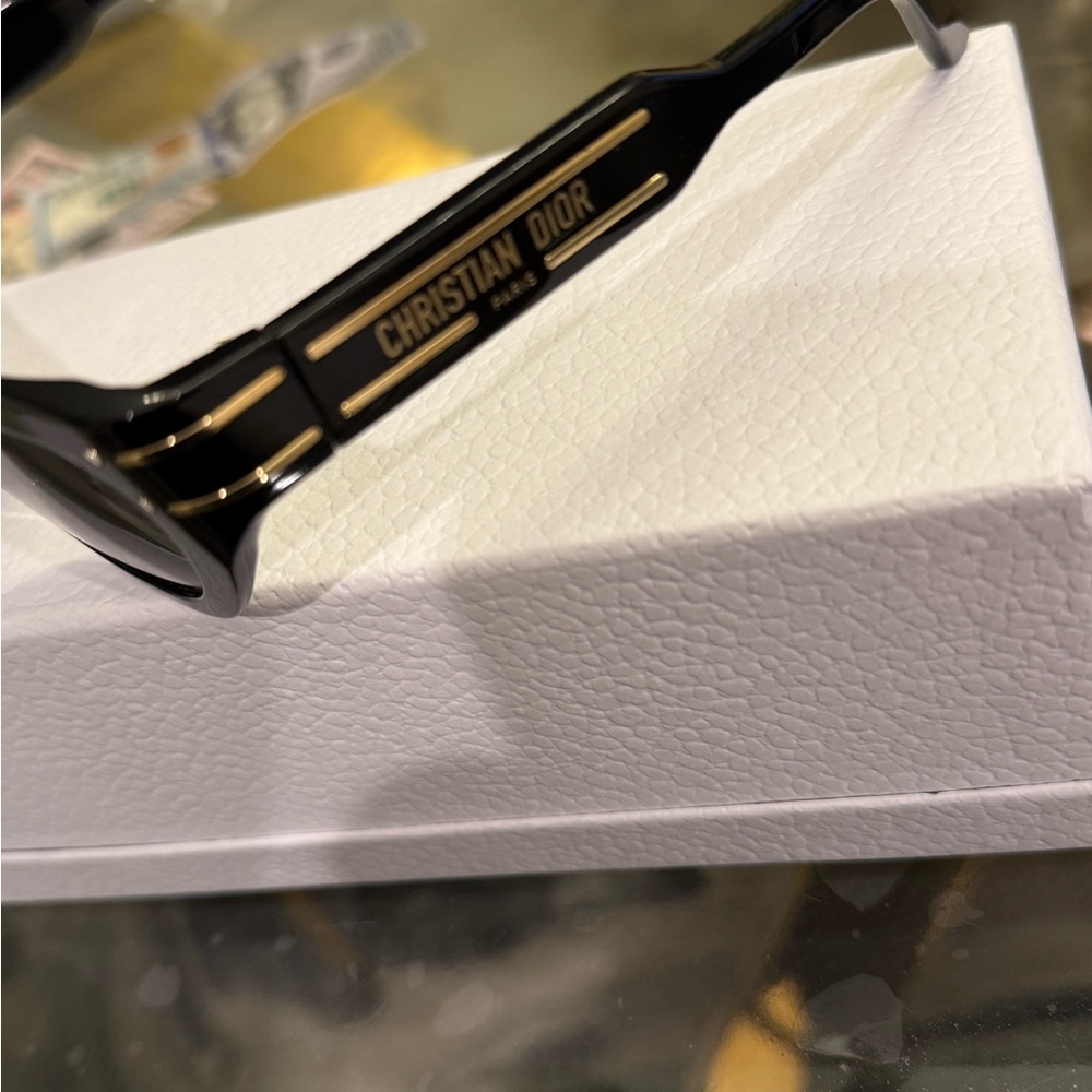 Dior Black Glasses Sleek Modern Design